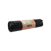Изображение мешки для мусора строительный fatty standart 120 л черный 70*85 (рулон 20шт) /