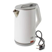 Изображение чайник homestar hs-1036 (1,8 л) белый, двойной корпус