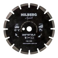 Изображение диск алмазный trio-diamond отрезной hilberg hard materials лазер асфальт 250*25,4*12 hm306  акция !
