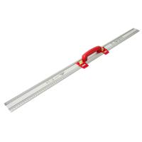 Изображение линейка разметочная (железная) 1 м vertextools (вертекс)profi, ручка-abs, скользящие блоки с колбами
