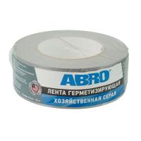 Изображение лента (скотч) герметизирующая хозяйственная серая abro (48 мм х 36 м)	395-48-36