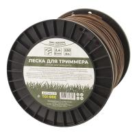 Изображение леска на триммер чеглок бухта д 2,4*330 (круг в квадрате, георгиевская лента) /4    т01-886