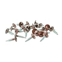Изображение саморез с прессшайбой 4,2*19, сверло коричневый ral8017 (1000)