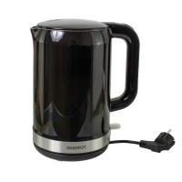 Изображение чайник energy e-218 (1,7 л), черный, двойной корпус, мощность 1500-1800 вт