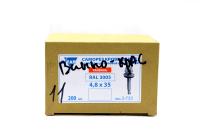 Изображение саморез кровельный 4,8*35, винно-красный, ral3005 (250)