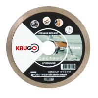 Изображение диск алмазный krugo сплошной 125*1,4*22,23*8мм по керамике для ушм -zzz-