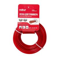 Изображение леска на триммер matur д 3,0х15 м круг whisper /40