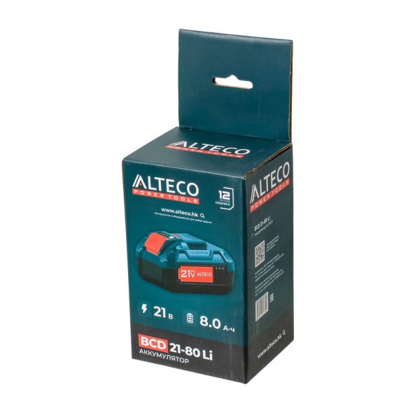Изображение аккумулятор alteco bcd 21-80 li, 21 в / 8 а·ч  -zzz-