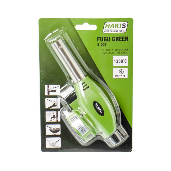 Изображение горелка на газовый балончик weld fugu green s-007