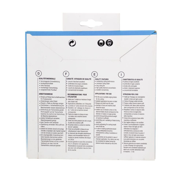 Изображение диск алмазный disqe diamond отрезной 180*2,2*8*25,4 (гранит,мрамор,керамика,керамогранит)  акция !