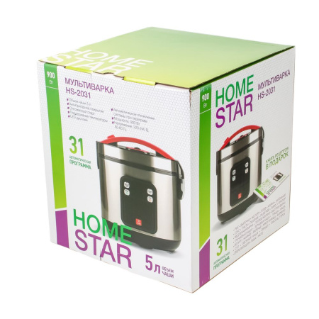 Изображение мультиварка homestar hs-2031 900вт