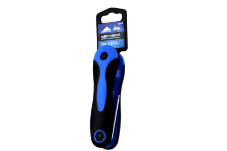 Изображение набор ключей vertextools (вертекс) torx имбусовых, складных, зведочек  8 шт. (t9 - t40)