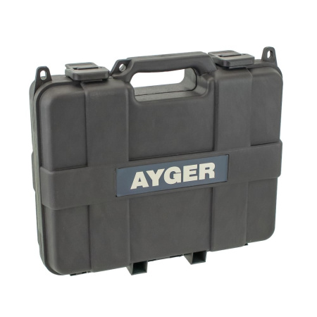 Изображение аккумуляторная дрель шуруповёрт ayger (18 в / 2 а*ч / 1350 об/мин / 30 нм ) ap18bl  акция !