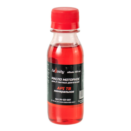 Изображение масло tahoshy 0,1л, (2-х тактное) минеральное, api tb /40