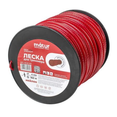 Изображение леска на триммер matur бухта д 4,0х160 м whisper