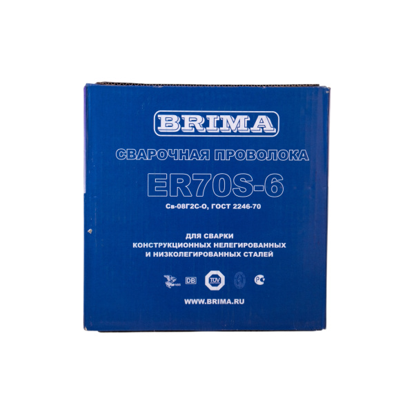 Изображение проволока сварочная er70s-6 (cb-08г2с) 1,2мм 15кг brima