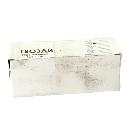 Изображение гвозди 2,5*50, гост4028 /уп.1кг
