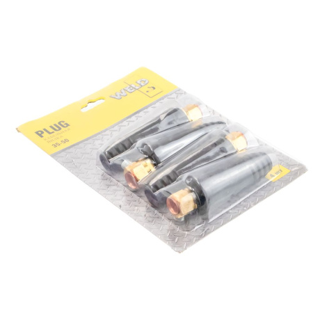 Изображение клемма инвертора 35-50 вставка (бол. папа) / 4 шт/ в уп plug  weld