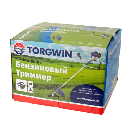 Изображение бензотриммер torgwin / minli t1571062 нераз.прям.1,4квт 52см³ 2-х такт 1,75 л.с 8000 об/м -zzz- 