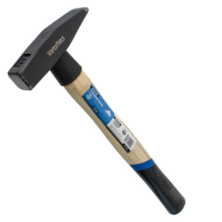Изображение молоток слесарный с деревянной рукояткой vertextools (вертекс) 400 гр, кв.б. 48/ 6