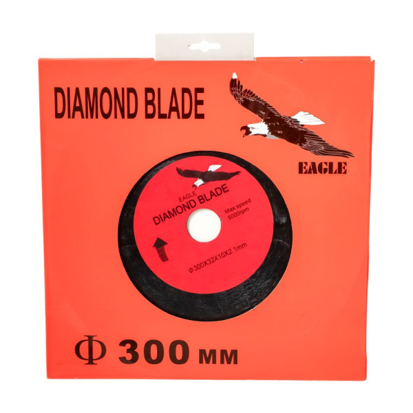 Изображение диск алмазный eagle гладкий diamond blade 300*32*10*2,1 мм  акция !