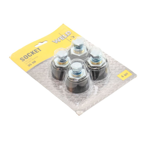 Изображение клемма инвертора 35-50 гнездо( бол. мама)/4 шт/в уп socket  weld