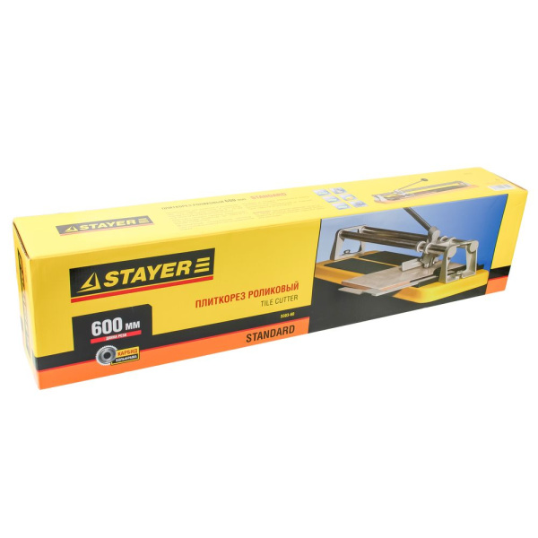 Изображение плиткорез stayer "standard", 600мм, роликовый 4-12мм