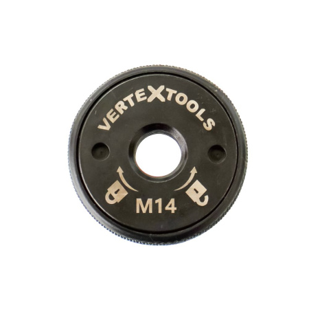 Изображение гайка быстрозажимная для ушм м14 quick vertextools (вертекс) -zzz-