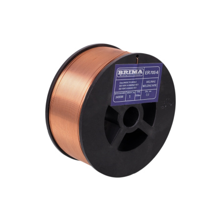 Изображение проволока сварочная er70s-6 (cb-08г2с) 0,6мм 1кг brima