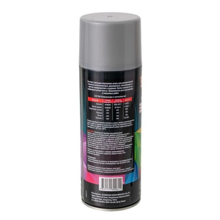 Изображение краска - спрей №36 /400ml*12pcs*300g/ ударник "silver"(серебро) /12 шт