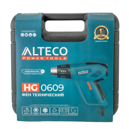 Изображение фен строительный hg 0609 alteco