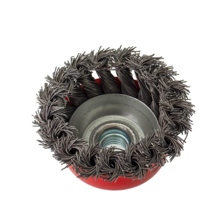 Изображение щетка для ушм vertextools (вертекс) чашка жесткая м14 75 мм 1/100 /12200-075
