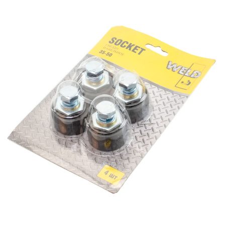 Изображение клемма инвертора 35-50 гнездо( бол. мама)/4 шт/в уп socket  weld