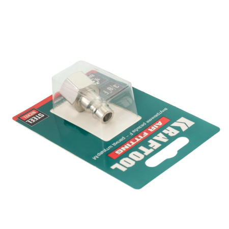 Изображение быстросъём с внутренней резьбой 3/8"f рапид папа kraftool 06591-3/8