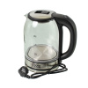 Изображение чайник homestar hs-1042 (1,8 л) стекло, пластик черный