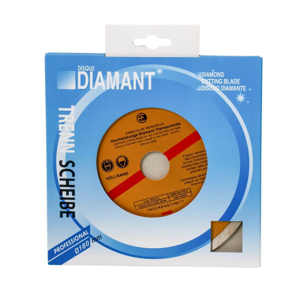 Изображение диск алмазный disqe diamond отрезной 180*2,2*8*25,4 (гранит,мрамор,керамика,керамогранит)  акция !