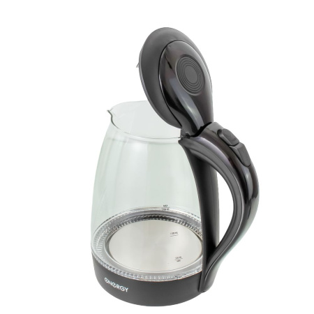 Изображение чайник energy e-262 (1.7л) стекло, пластик, мощность 1850-2200 вт
