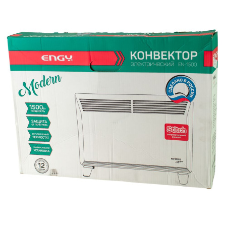 Изображение конвектор электрический engy en-1500 modern, мощность 1500 вт