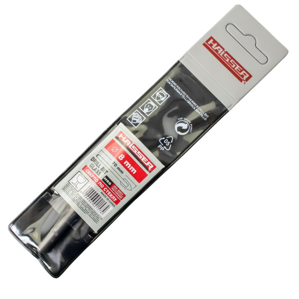 Изображение сверло по кафелю и стеклу haisser 8мм