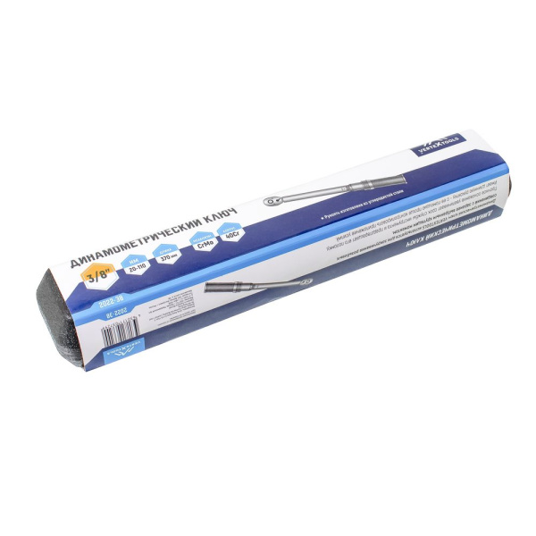 Изображение ключ динамометрический 3/8" 20-110 нм vertextools (вертекс)