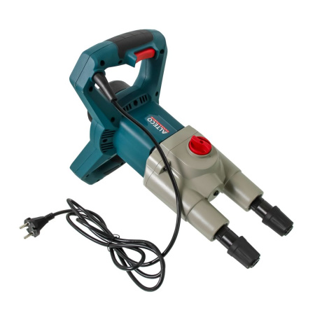 Изображение миксер для строительных смесей двухвенчиковый alteco mx 1400-2, 1400 вт