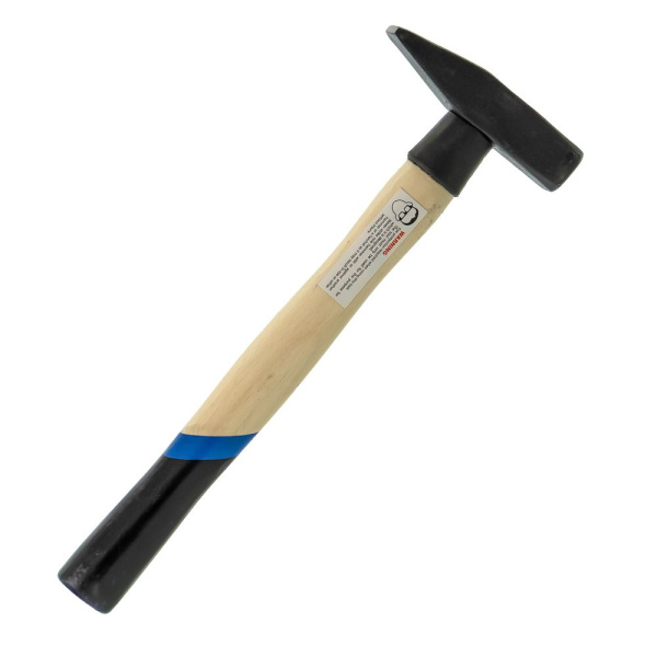 Изображение молоток слесарный с деревянной рукояткой vertextools (вертекс) 400 гр, кв.б. 48/ 6