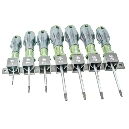 Изображение набор отверток torx с отверстием 7 пр т8*60,т10*80,т15*80,т20*100,т25*100,т27*100,т30*100 мм 6/24