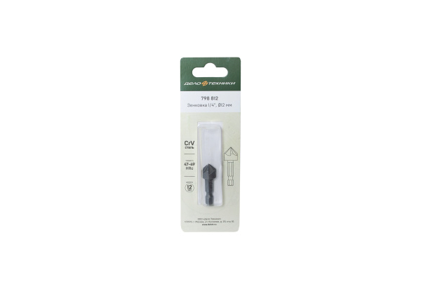 Изображение зенковка 1/4", d 12 мм 798812 дт
