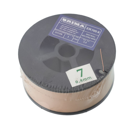 Изображение проволока сварочная er70s-6 (cb-08г2с) 0,8мм 1кг brima