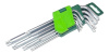 Изображение набор ключей дт torx 9 шт.с отв.(т10,т15,т20,т25,т27,т30,т40,т50) дт 10/40 563591 