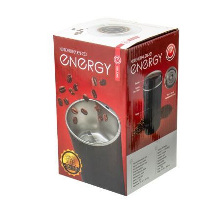 Изображение кофемолка energy en-253, цвет: черный, 150 вт