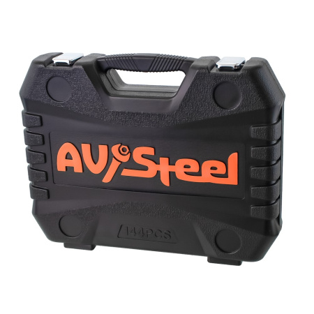 Изображение набор инструмента 1/2, 1/4, 3/8- 144 предм av steel av-011144  акция !
