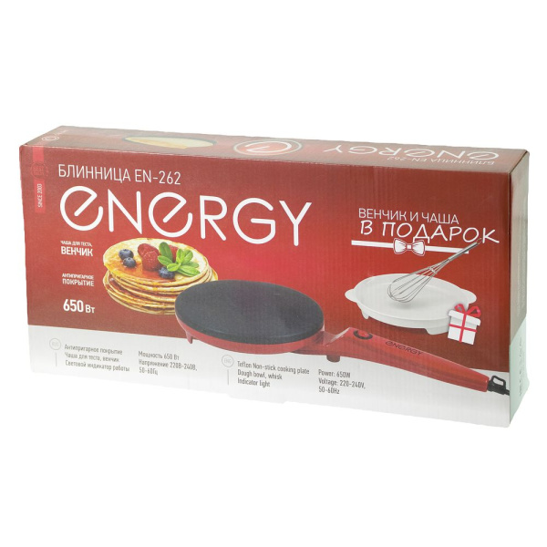 Изображение блинница energy en-262, 650 вт  -zzz-