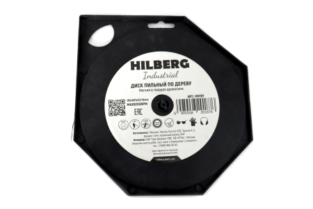 Изображение диск отрезной пильный hilberg industrial дерево 185*60*20/16 hw187